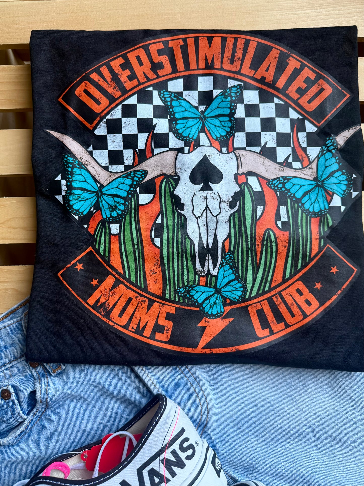 Overstimulated Moms Club Tee