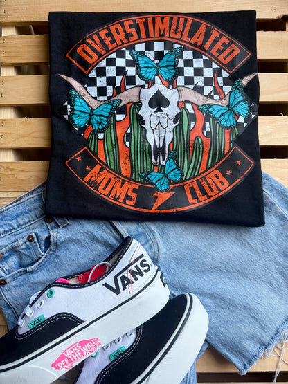 Overstimulated Moms Club Tee