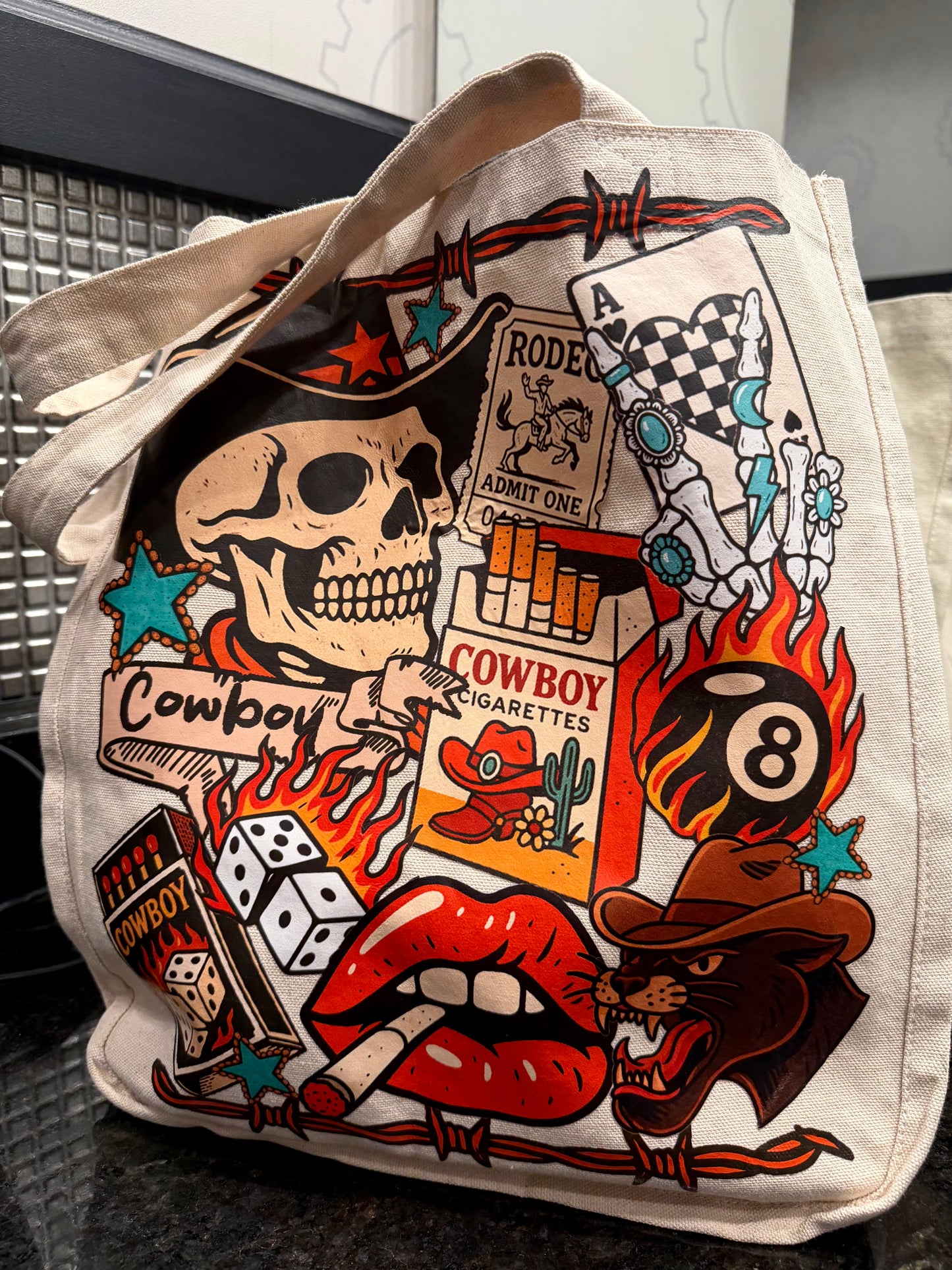 Rodeo Cowboy Tote