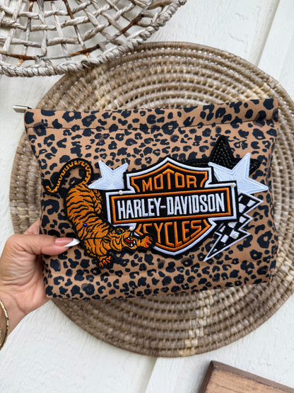 HD Leopard Makeup Bag (brown & black)